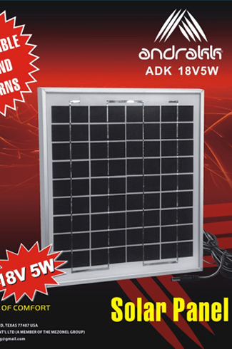 Andrakk solar panel review