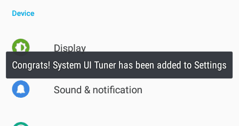 Android System Ui Tuner