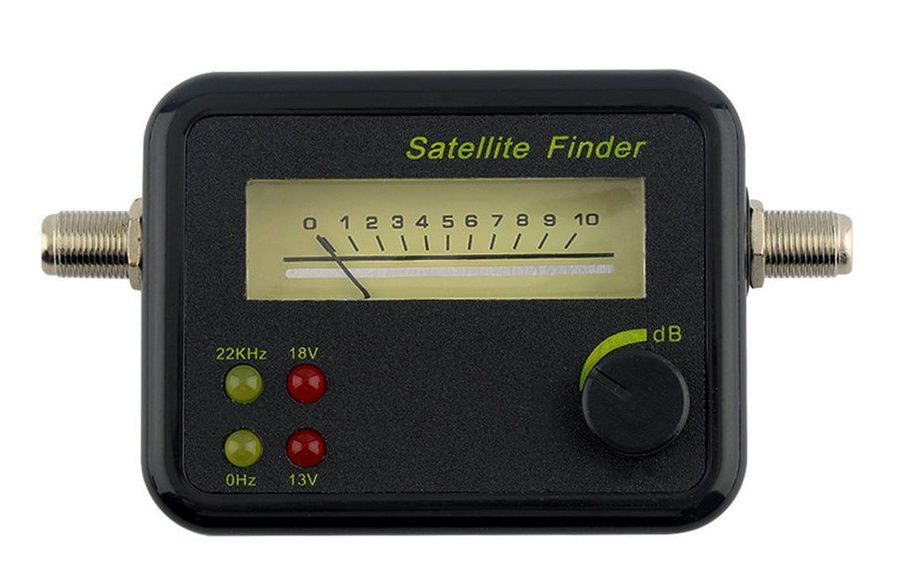 Satellite Detector,KKnoon Satellite Signal Finder DVB-S2 V8 Digital Satellite Finder with 3.5 inch LCD Digital Display Satellite Signal Strength Detector with 6000 Channels TV and Radio Programmable