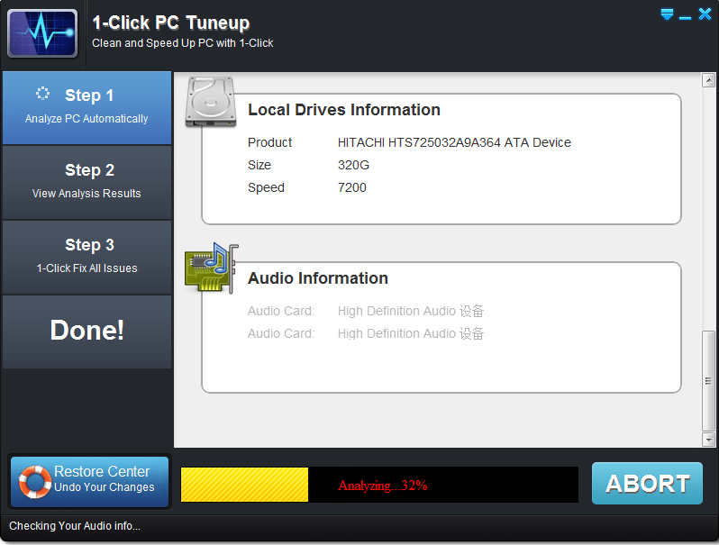 1-Click PC Tuneup