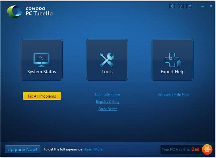 Comodo PC Tuneup software